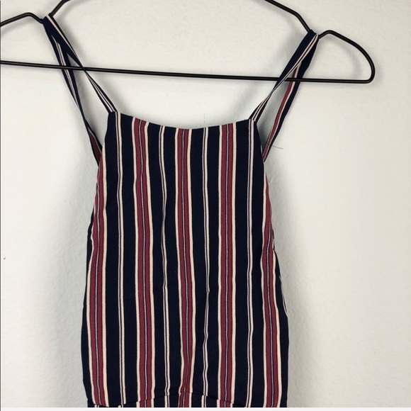 Privacy Please • Nassau Striped Midi Wrap Dress - Picture 3 of 8